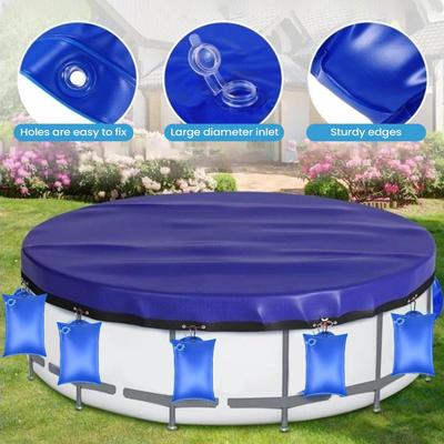 Pool Cover Weights Heavy Duty Safety Products With Hooks 10 Pieces Anti-freezing Hot Tub Weight Bags For Hot Tub Storm Daily