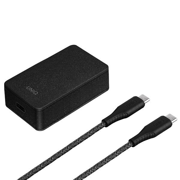 Ładowarka sieciowa 18W UNIQ Power Delivery USB-C Czarna