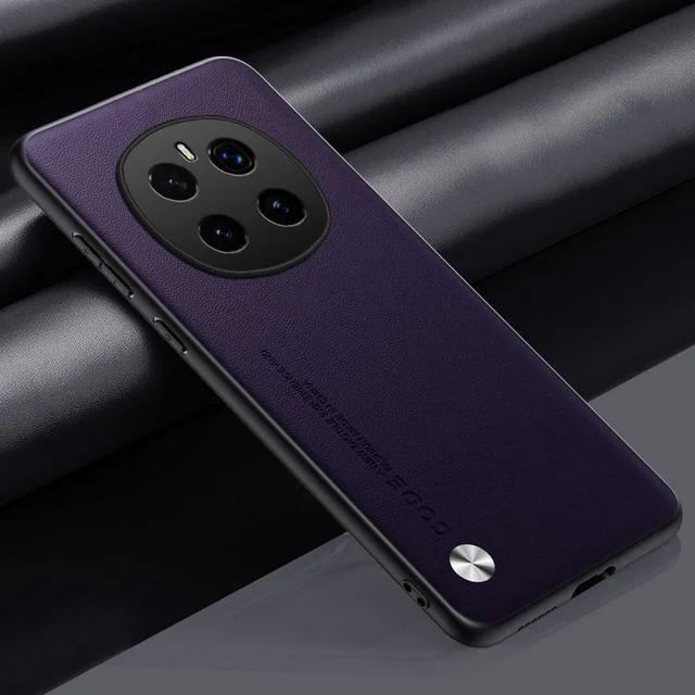 Plain Leather Case For Honor Magic 7 Pro Magic7  Camera Protect Cover For Honor Magic 7