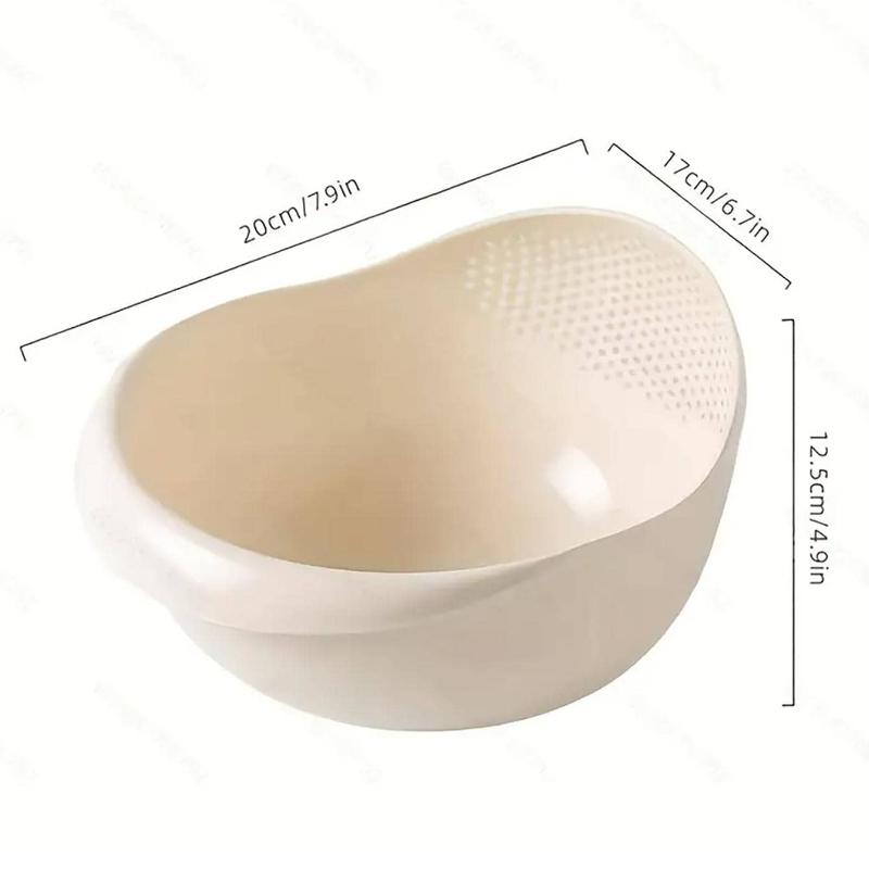 Multifunctional Rice Washer: Rice Sieve, Rice Bowl, Rice Strainer, Colander, Drainer for Kitchen