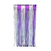 Double Pinyin Foil Fringe Curtains, Party Decorations Metallics Streamers, Party Photo Booth Backdrops For Birthday Wedding Engagement Bridal Shower