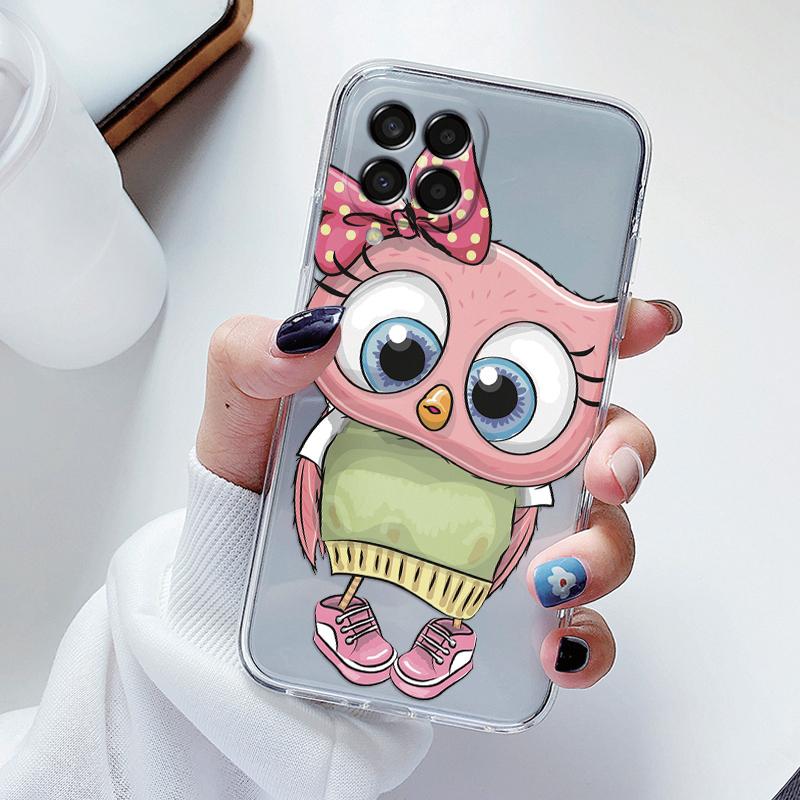 

Для Samsung Galaxy M33 M53 5G Милий Мультяшний Ведмедик Пара Чохол для Телефону Ударостійкий Силіконовий М який Чохол Для Samsung M 33 Funda Прозорий Samsung M33 5G