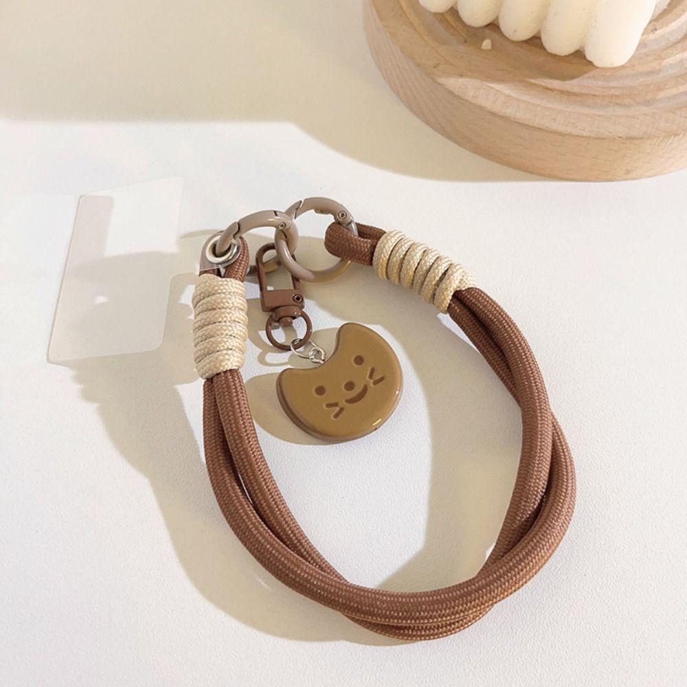 Anti-Verlust Handyband Geflochtenes Kopfhörer-Anhängsel Universeller Auto-Schlüsselanhänger