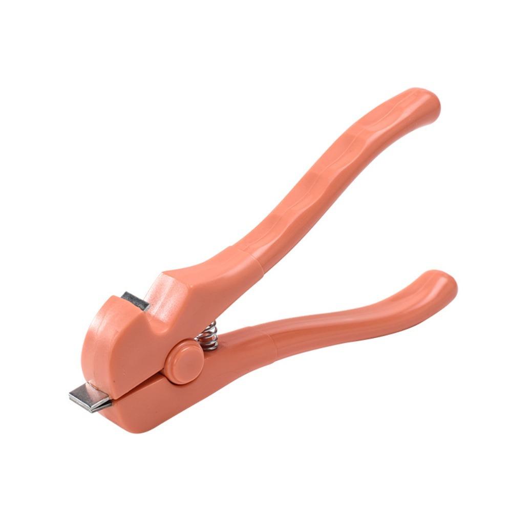 Spring Load Oyster Shell Opening Clamps Plastic Handle Nuts Pliers Seafood Clamp Tools  Household
