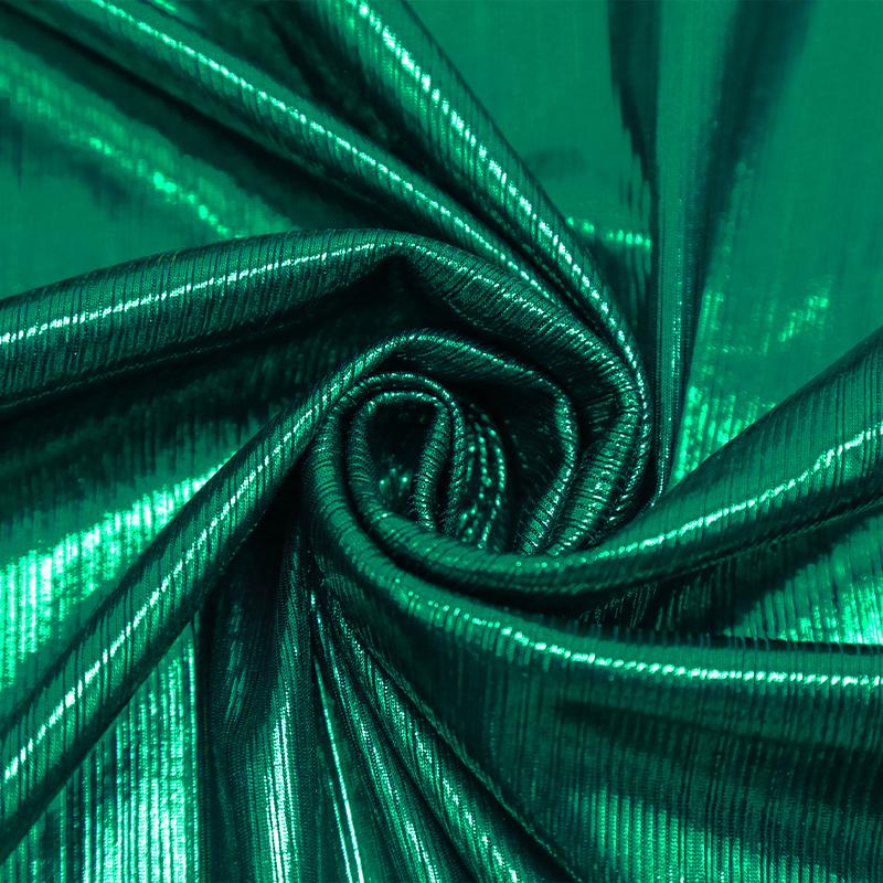 Sparkling Elastic Fabric for Dance Wear Costumes Dress Gilded Soft Stretch Fabric Background Decoration Clothing DIY Material