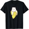 Cat In Banana T-Shirt