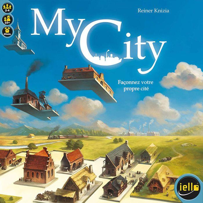 Jeu de Plateau - IELLO - Ma Ville - Couleur Blanc - Garantie 2 Ans