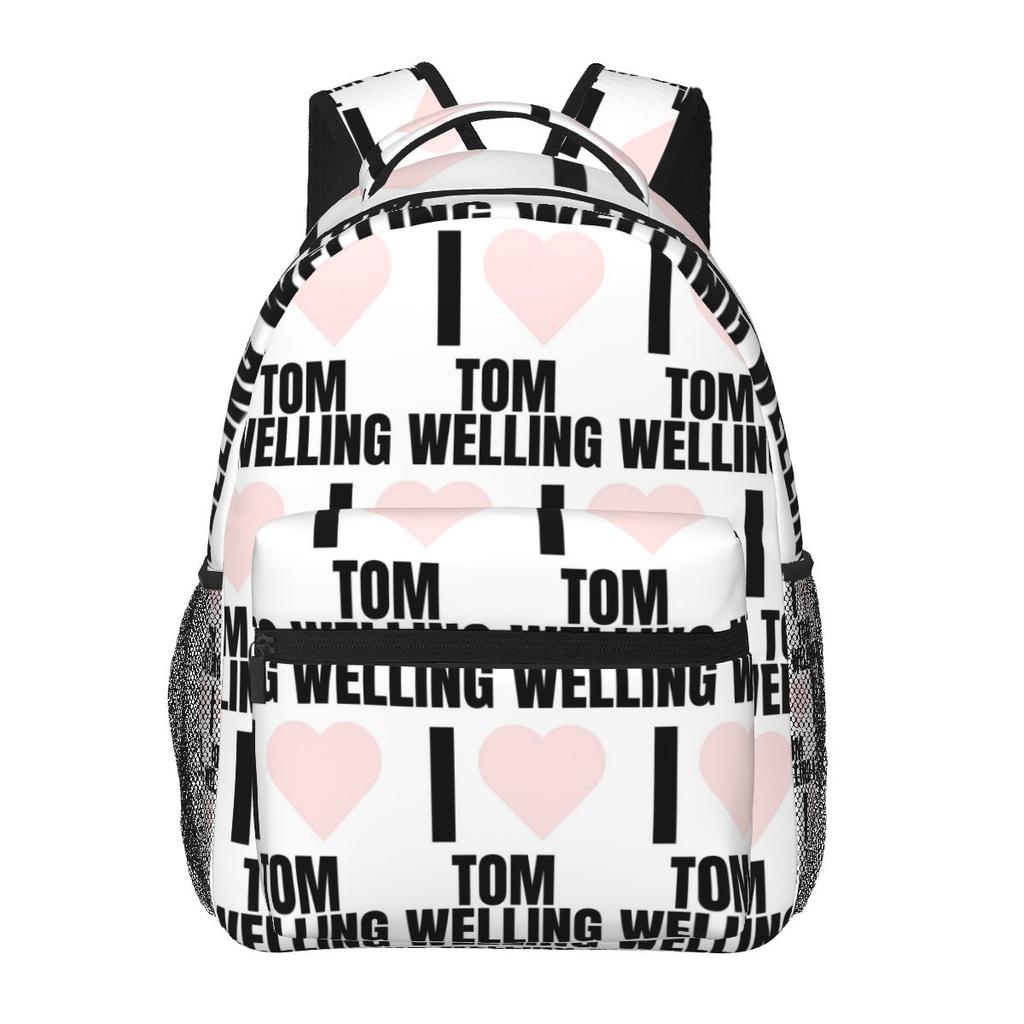 Vintage Tom Welling Heated Rivalry Student Backpack School Bag Hiking Travel Daypack for Men Women Fashion Bookbag Shoulder Bags