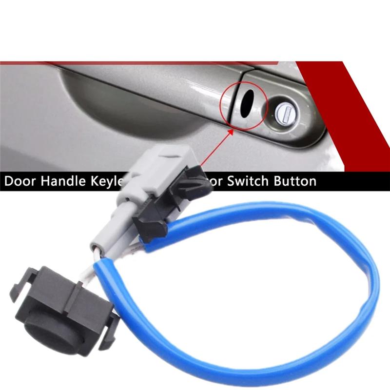 Exterior Door Handle Intelligent Sensing Button Switch For Nissan Tiida Livina Micra K12 2005 - Tailgate Button Trunk Switch