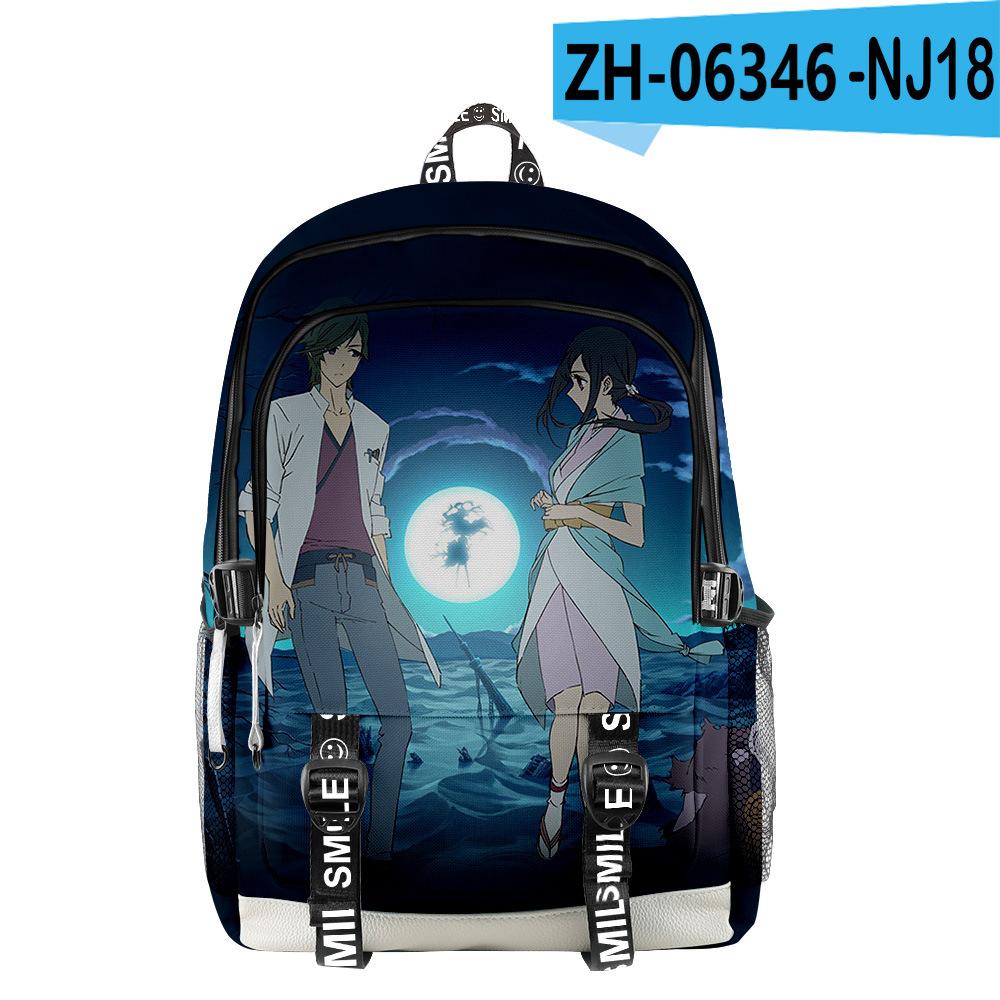 Cartoon Youthful School Bag Unisex From the new world Travel Bags 3D Print Oxford Waterproof Notebook multifunction Backpacks