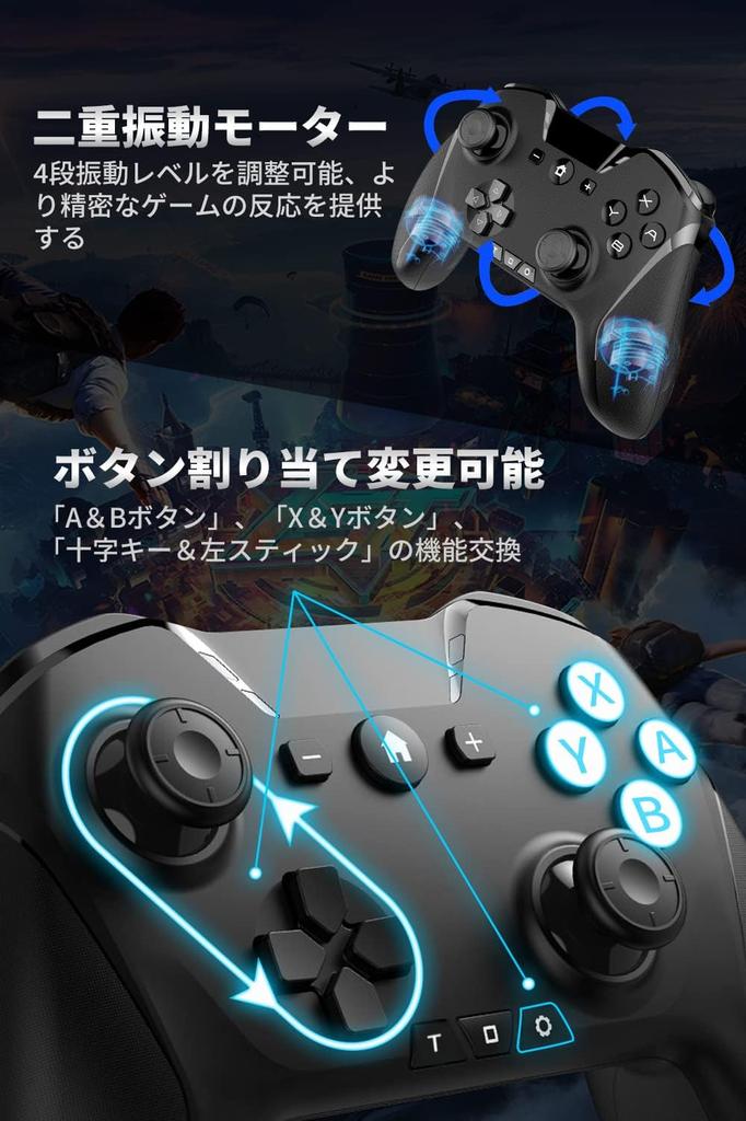 Wireless Controller Gamepad Compatible with Back Gyro Macro Dual MFI Compatible with Switch Various Fast Durable Includes Smartphone White