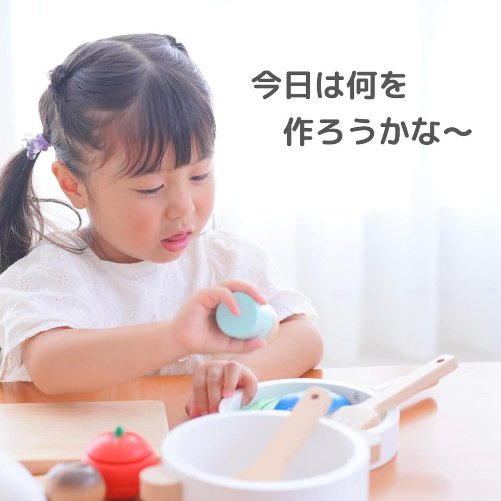 Sweet Little Chef Pretend Play Pot and Frying Pan Wooden Includes and Safety Inspection Function Pan Set Set, Large, Pot, Salt, Pepper, Magnets,