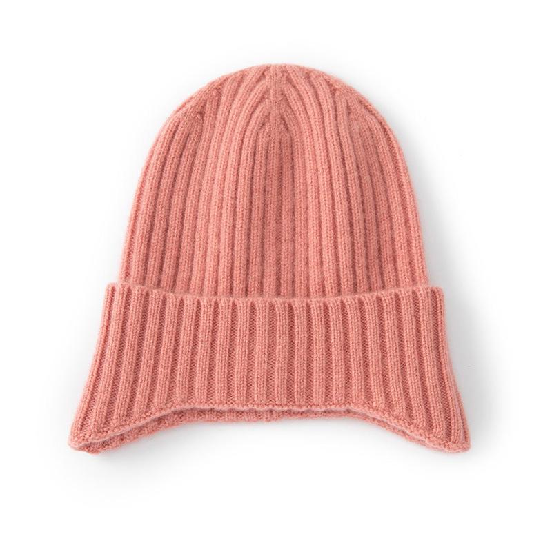 

Children s Cashmere Ear Protection Hat - Warm, Cute, Infant & Toddler Knit for Autumn & Winter One Size