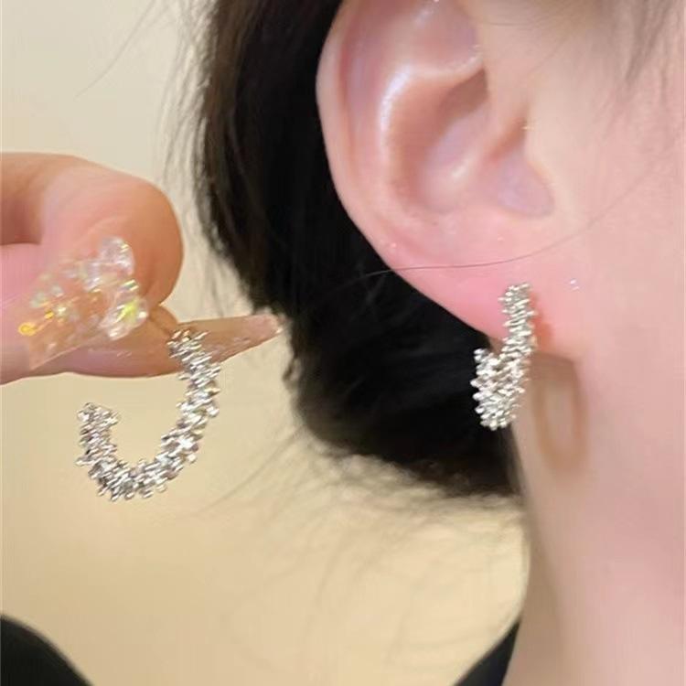 Elegant Bow-Knot Tassel Alloy Earrings for Women's 2025 Spring/Summer