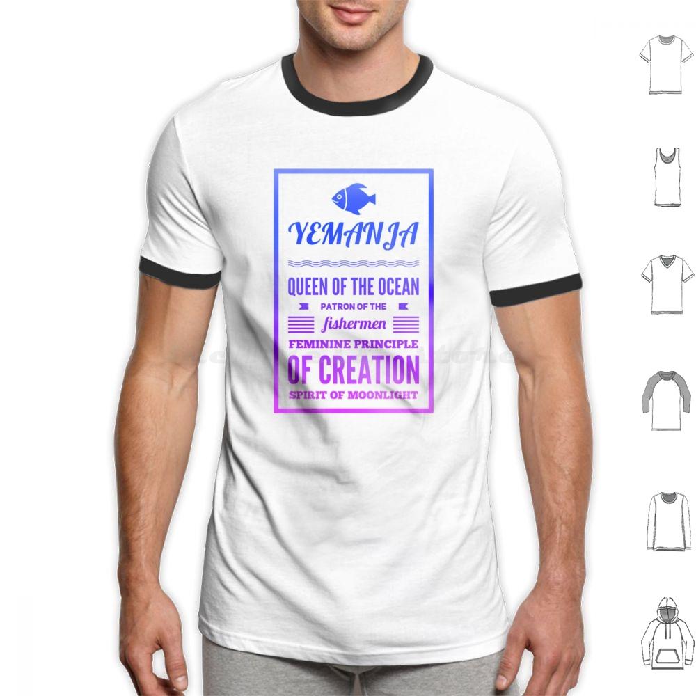 Yemanja Queen Of The Ocean T Shirt Men Women Kids 6xl Brazil Umbanda Iemanja Afro Candomblé Exú Macumba Sea Yoruba Africa