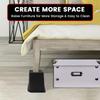 4 Inch Height Furniture Risers 4pcs Set Bed Frame Lift Adjustable Furniture Frame  Bed Frame