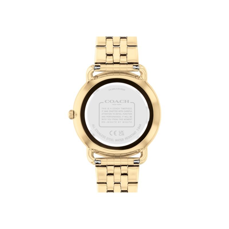 Coach Women's Elliot Gold-Tone Stainless Steel Bracelet Watch 36mm 14504291