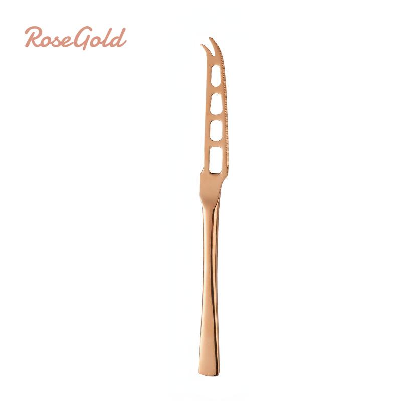 Stainless Steel Butter Knife with Hole Multifunctional Cheese Dessert Jam Knife Cutlery Tool Kitchen Toast Bread Knife