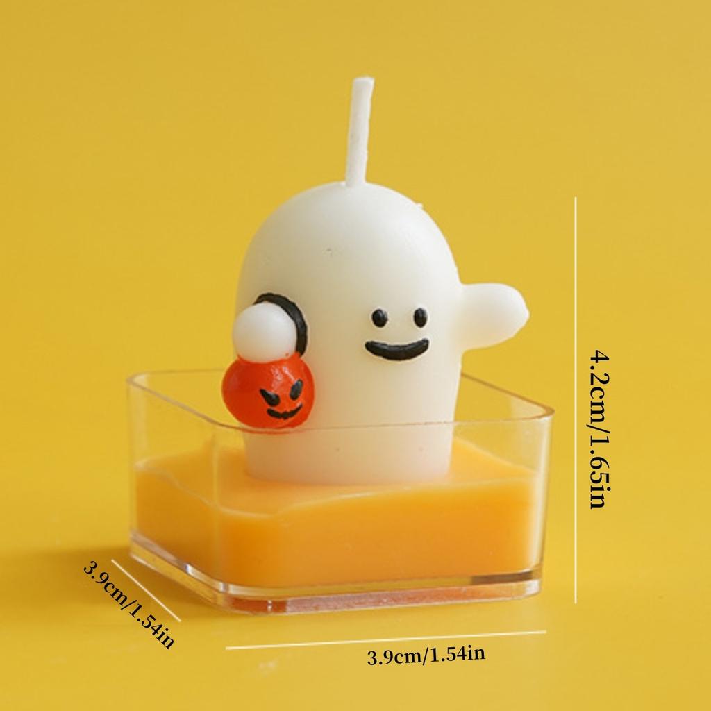 Halloween Ghost Pumpkin Candle Spooky Cute Tea Candles Festival Party Home Decorations Gifts Multi-styles