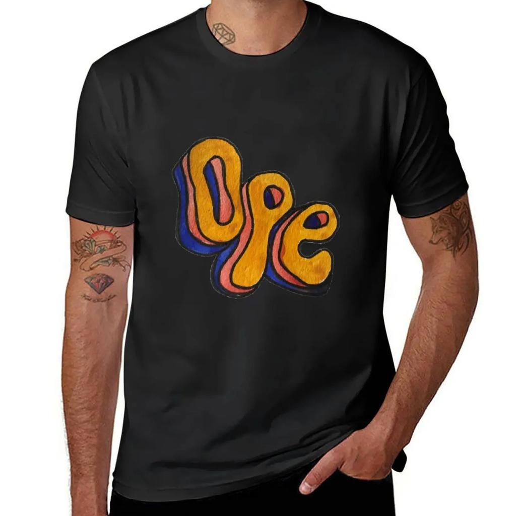 Ope T-Shirt Cute Tops Plus Size Tops T-shirts for Men Cotton