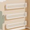 1/2/3Pcs Storage Rack Metal Bookshelf Strong Load-bearing Simple Installation Multipurpose Wall Mount Record Holder Magazine Rack