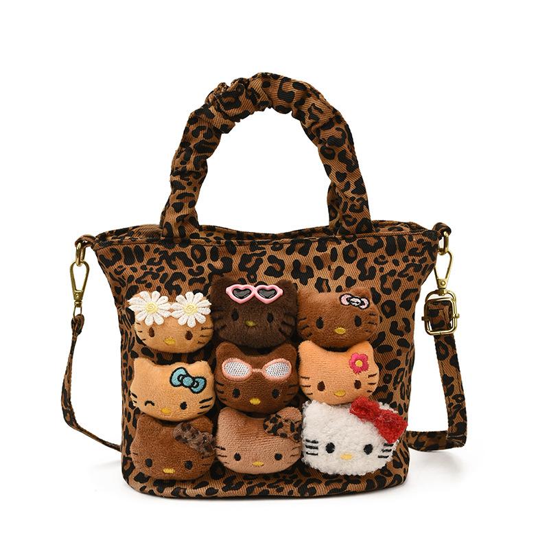 Handbag Cartoonish Cute Plush Toy Shoulder Bag Lightweight Commuting Bucket Bag