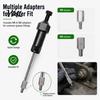 Lubrication Nozzle Clearing Device Grease Fitting Cleaning Tool, Clears Clogged Fittings by Hydraulic Pressure, Heavy Professional Maintenance