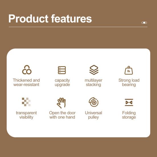 Pojemnik na ubrania z pokrywą, kółkami, dużą pojemnością, podwójnymi drzwiami, składany, na pranie, ubrania, pościel