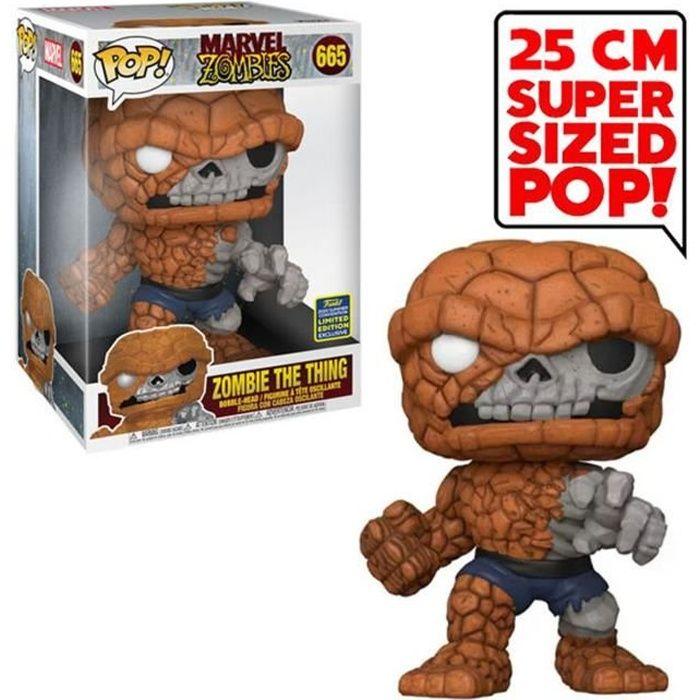 Figurine pop mégasize - funko - marvel zombies - the thing - 26 cm - exclusive