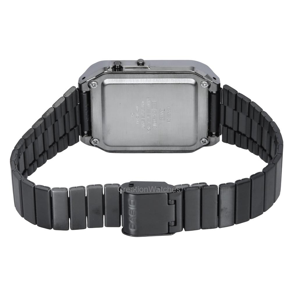 Casio Vintage Heritage Colors Digital Stainless Steel Quartz CA-500WEGG-9B Unisex Calculator Watch