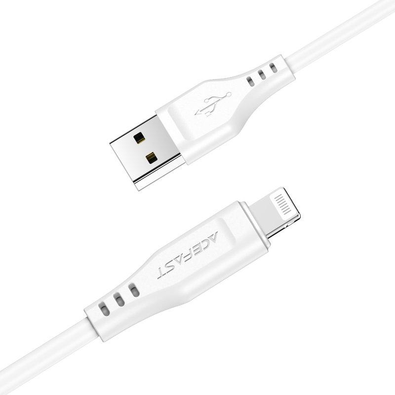 Cable for iPhone MFI USB - Lightning 2.4A 1.2m Black