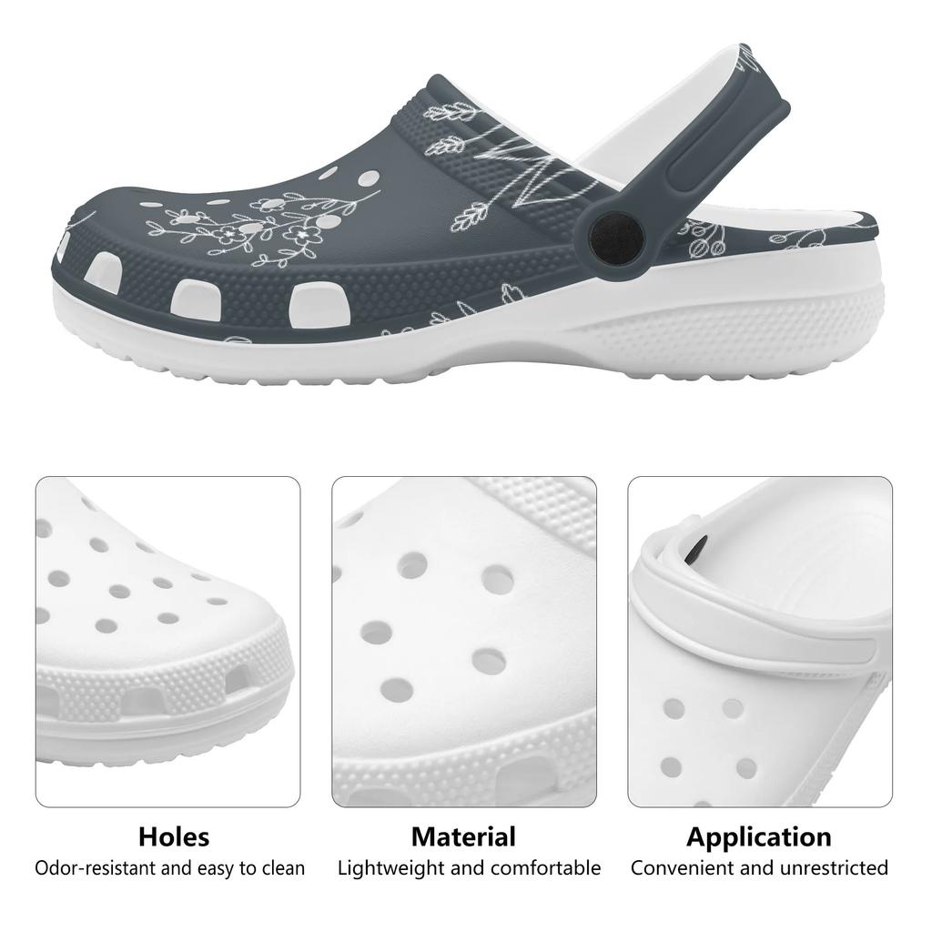 Summer Printed EVA Casual Clogs for Women Men Soft Sole Lightweight Slip On Sandals Slippers Soft Sole Summer Shoes Daily Comfort