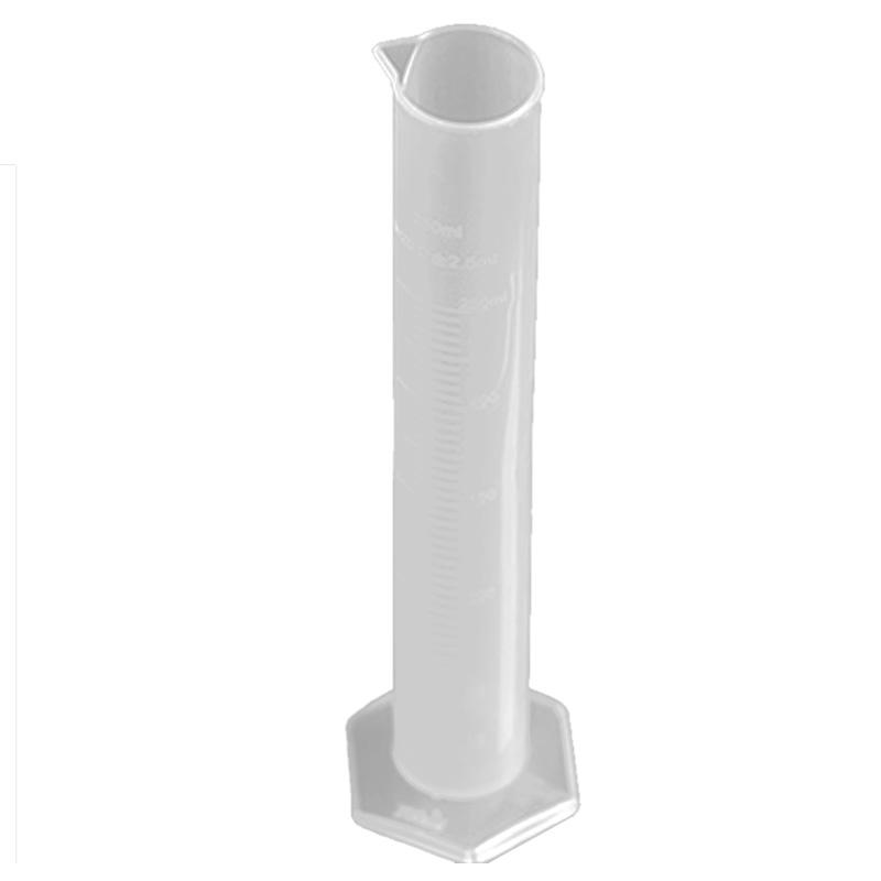 Measuring Cylinder Straight Plastic 250ml Large Capacity Clear Scale Tool for Experiment 250ml