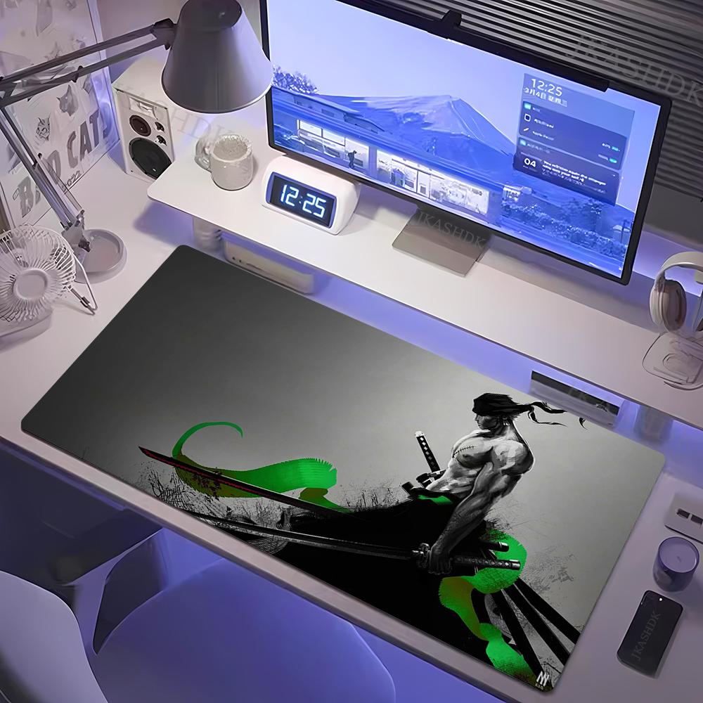 One Piece Gaming Mouse Pad Anime Gamer Keyboard Mouse Mat Speed XXL Rubber 900x400x2mm Cartoon Big Motbook Computer PC Mousepad