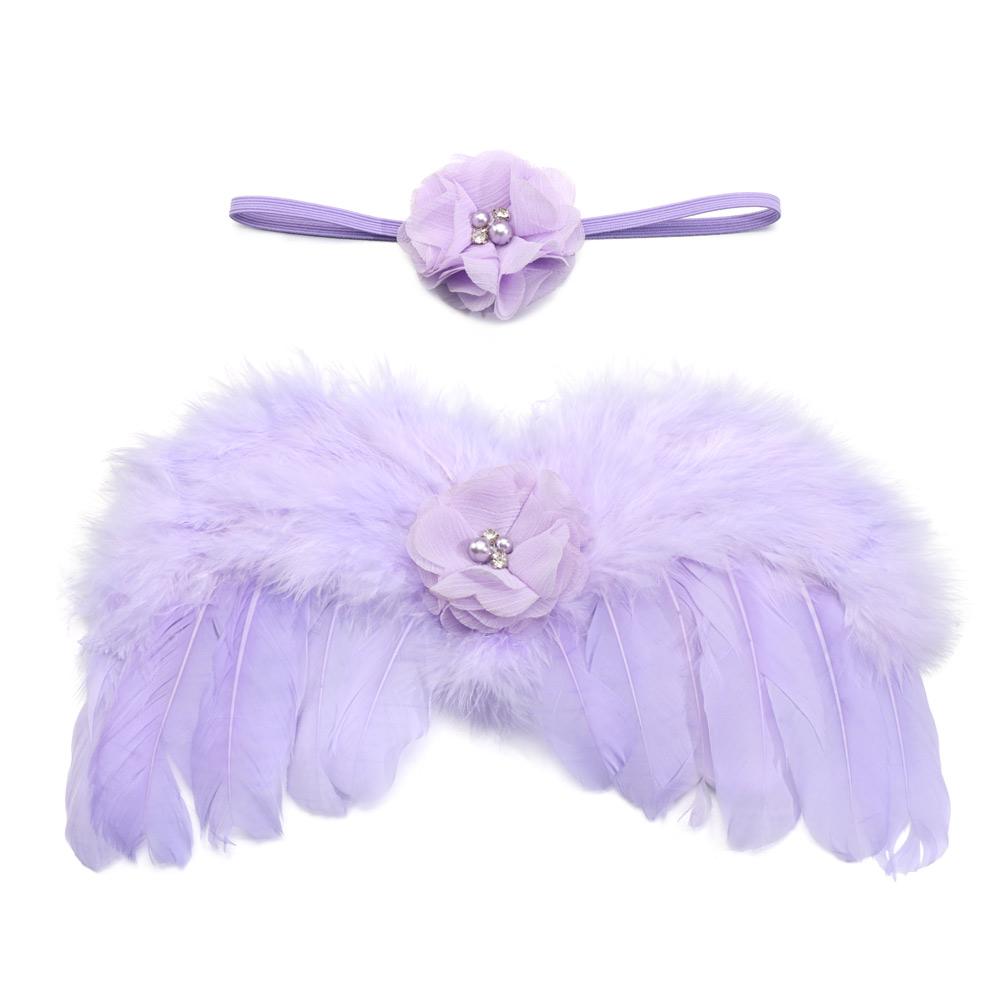 New Kids Dress Girls Headwear Baby Clothing Angel Wing Baby Photo Props Costumes For Infants Newborn Photography Accessories
