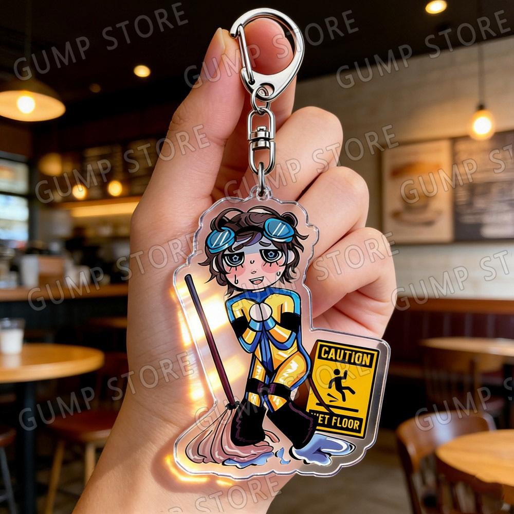 

Dispatch Waterboy Keychain Accessories Bag Charms Girls Keyrings Acrylic Keychain