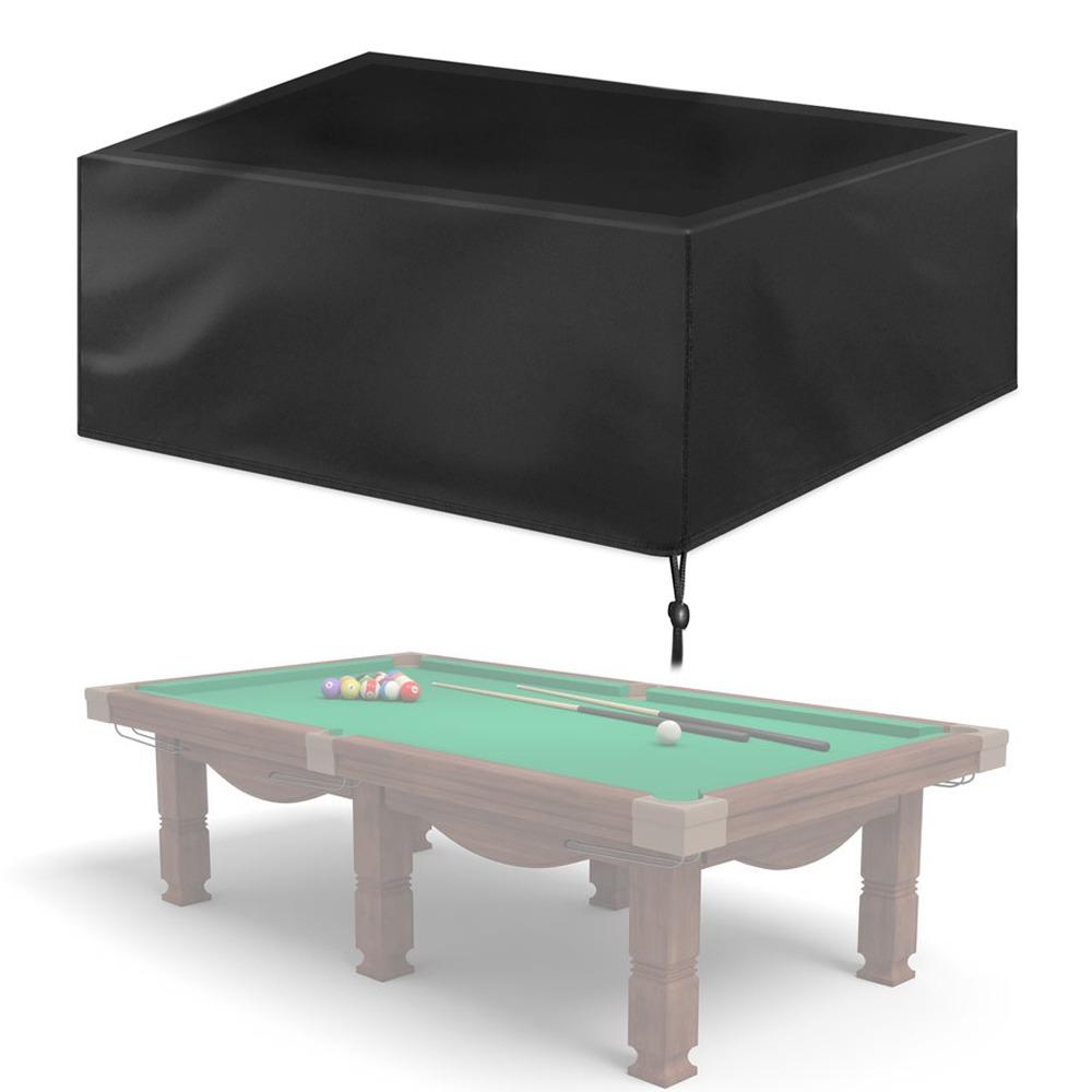 Funda para Mesa de Billar de 9 pies Color Negro Funda Completa para Mesa de Pool Sala de Billar en Casa