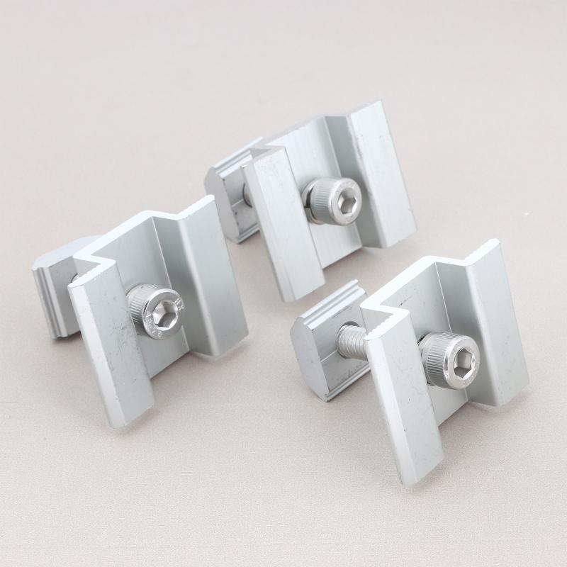 Premium Aluminum Alloy Solar Mounting Bracket 1/3Pcs Fit Framed Frameless Panel Camping Roof Installation