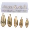 16 Stück Box Outdoor Angeln Kupferbleie Gewichte Angler Tackle Zubehör