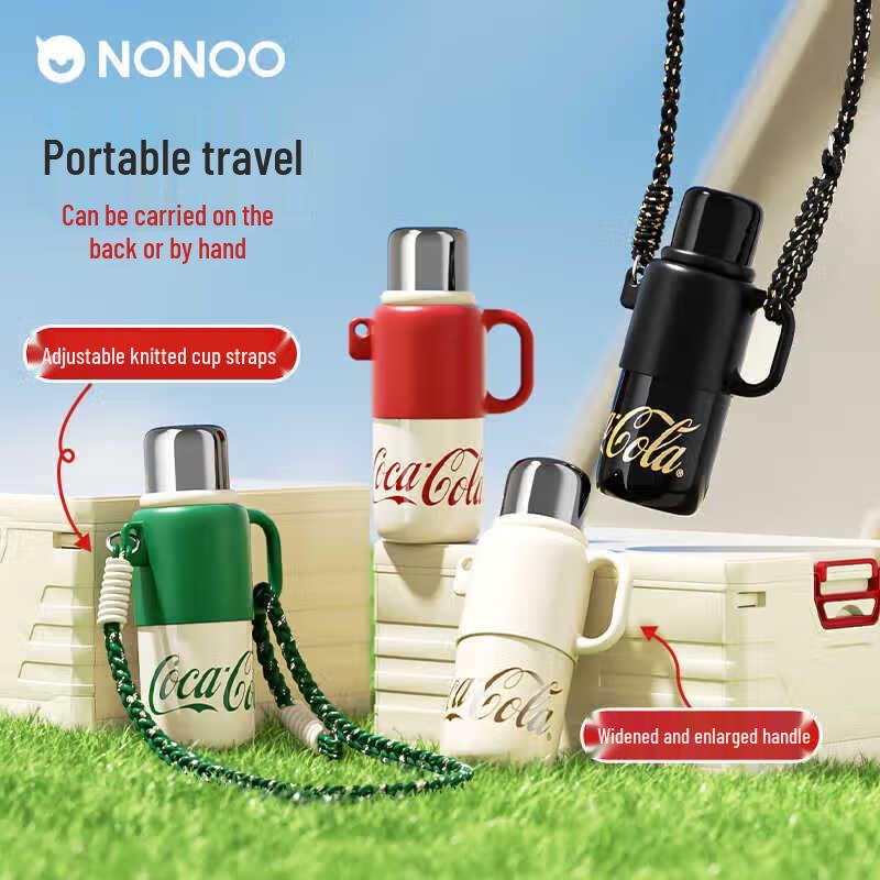 NONOO Coca-Cola 970ml Stainless Steel Insulated Bottle