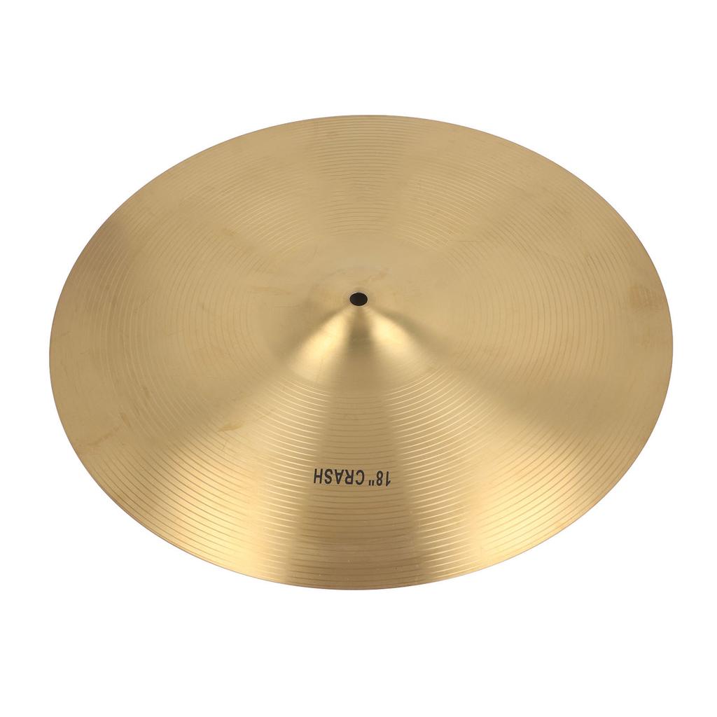 Crash Cymbal Crisp Sound Brass Jazz Drum Cymbal for Professional Music Enthusiasts 18 Inch