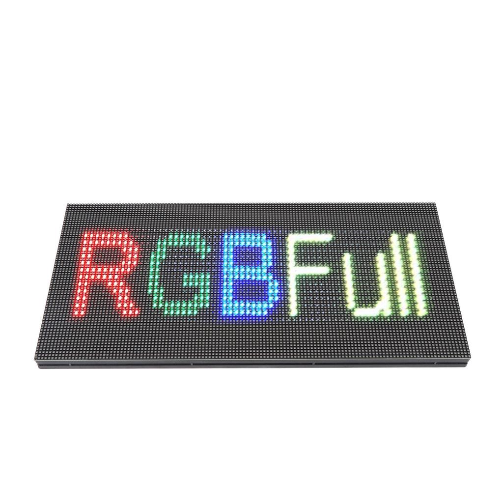 LED Programmierbares Schild Vollfarbe IP64 Regendicht Multifunktionales Laufschrift-Werbe-LED-Schild für