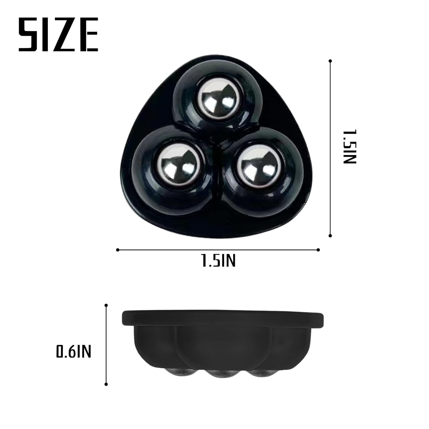8 Mini Wheels - Kitchen Appliance Slider, Small Appliance Mini Wheels, Adhesive Wheels. Suitable for Small Furniture, Household appliances, Storage