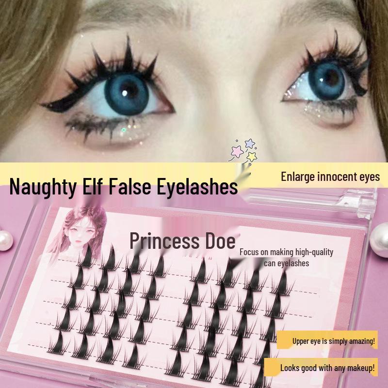 

Naughty Elf Barbie Natural Dense Cluster Eyelashes