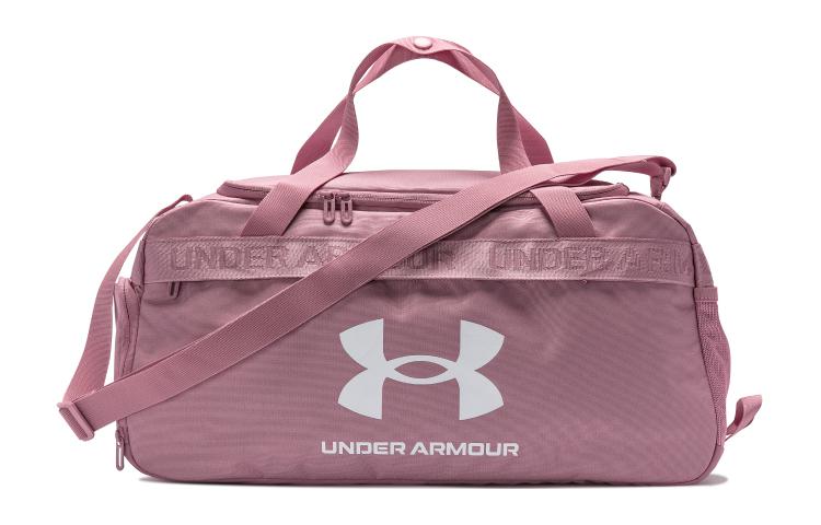 Under Armour Polyester Travel Bag Unisex Pink 1360463-697 Small