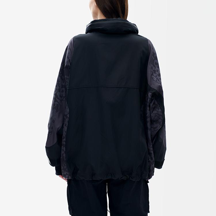 Fila Athletics Woven Hooded Jacket Women Jackets Deep-Black A11W211702F-BK