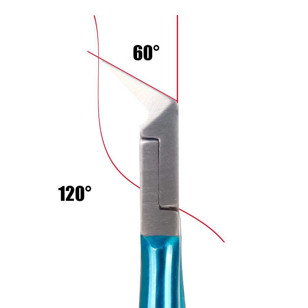 Stainless Steel Oblique Nail Clipper with Dead Skin Nipper