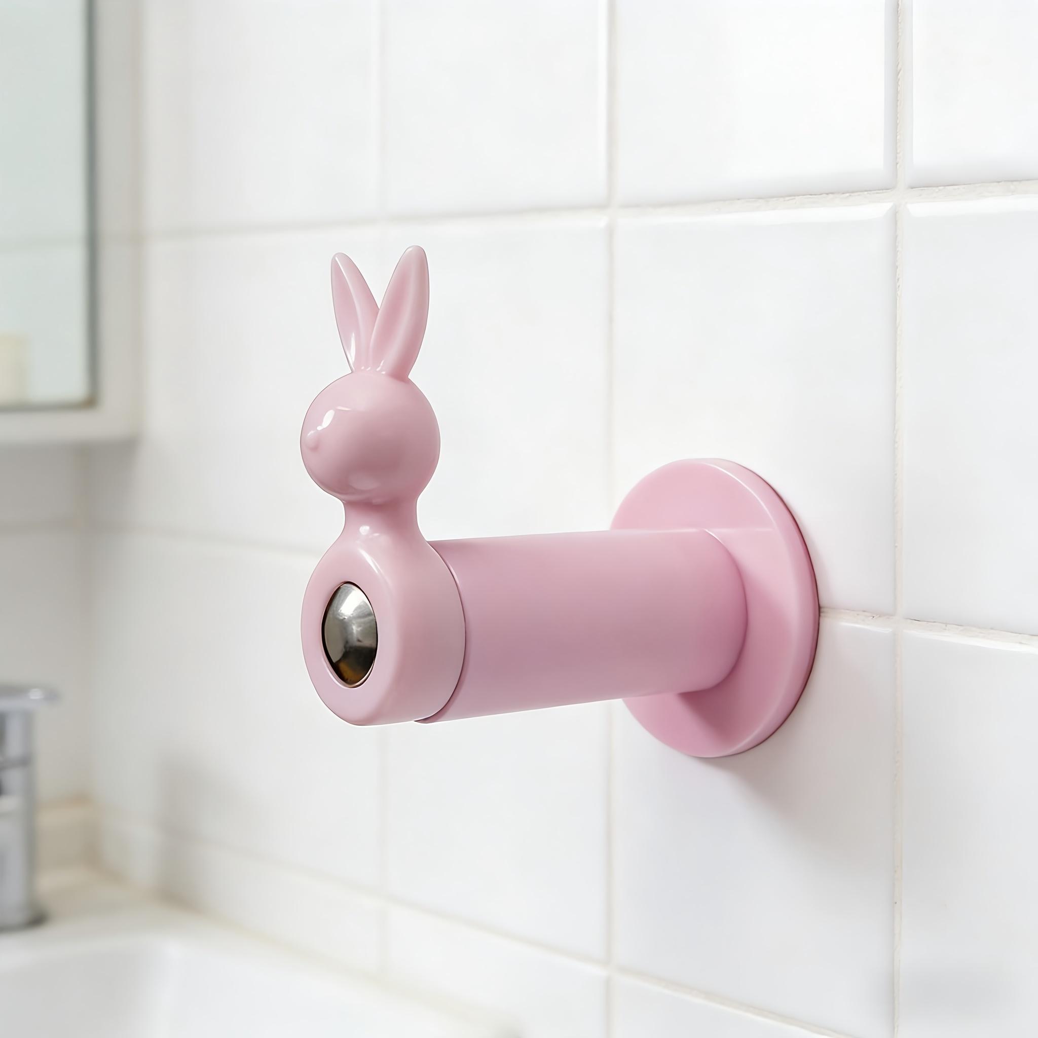 

Toilet Lid Holder Anti-Fall Hook Toilet Ring Stand Fixing Device Stable Not Falling down Clamp Bule Household Cleaning розовый