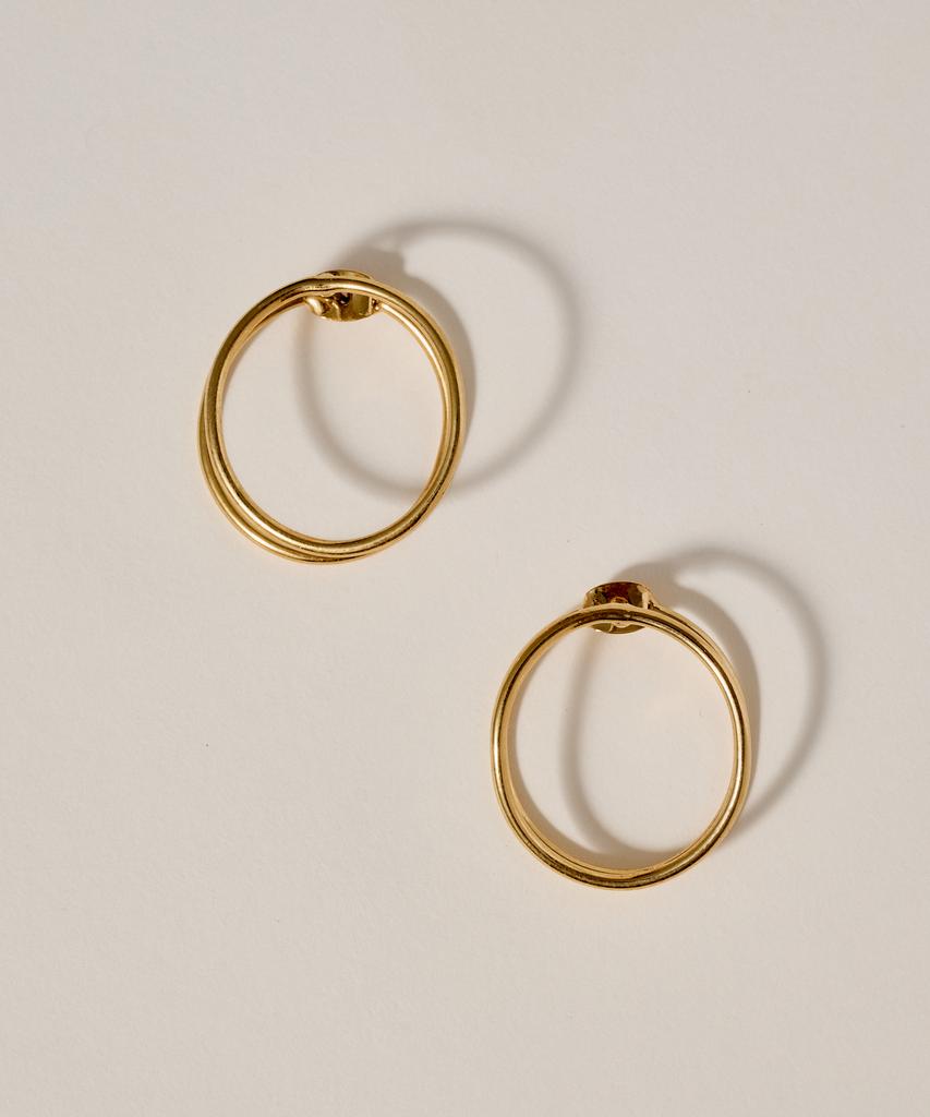 Novice Tokyo Double Nuance Circle Pierce / Gold