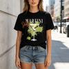 Vintage Dirty Martini Cocktail Print T Shirt Unisex Unisex Bar Lover Casual Short Sleeve Daily Wear Tops Cotton Y2k Clothes Harajuku